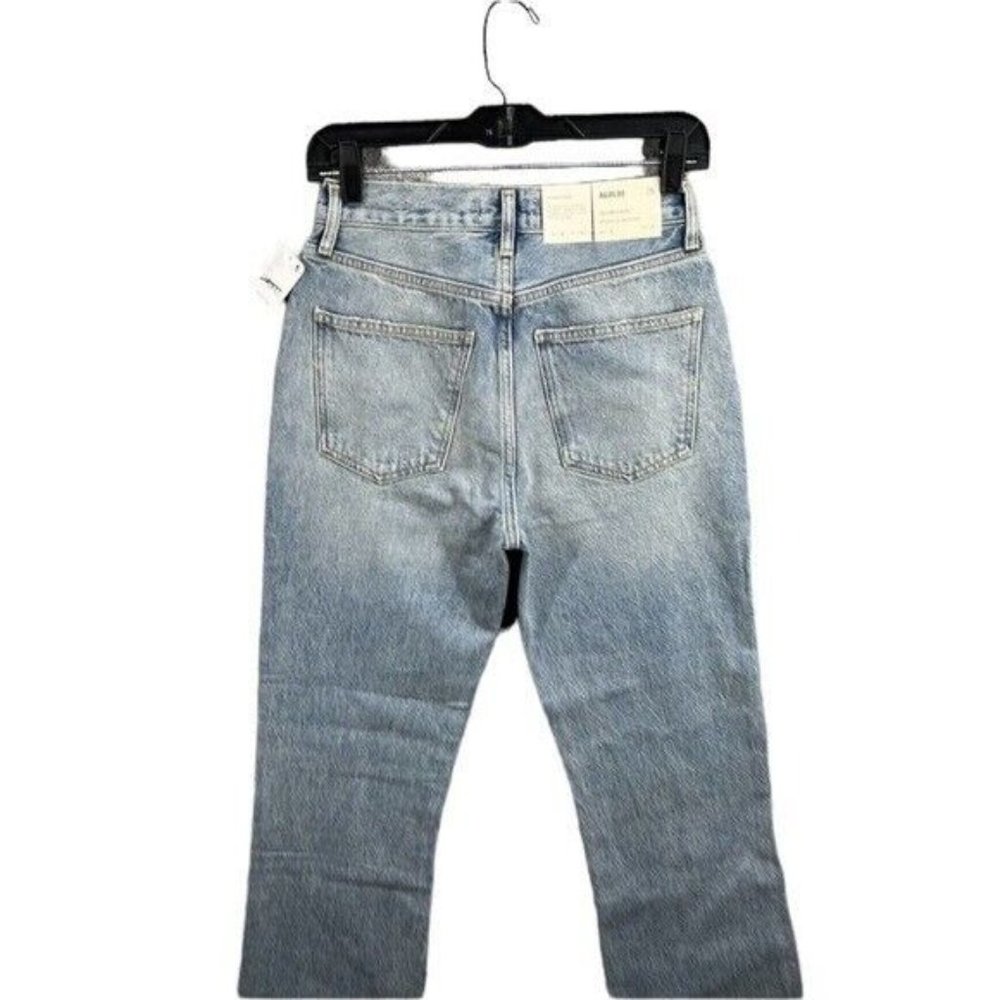 Agolde Mid Rise Relaxed Boot Straight Leg Jeans in Wireless Size 25 - Picture 6 of 12